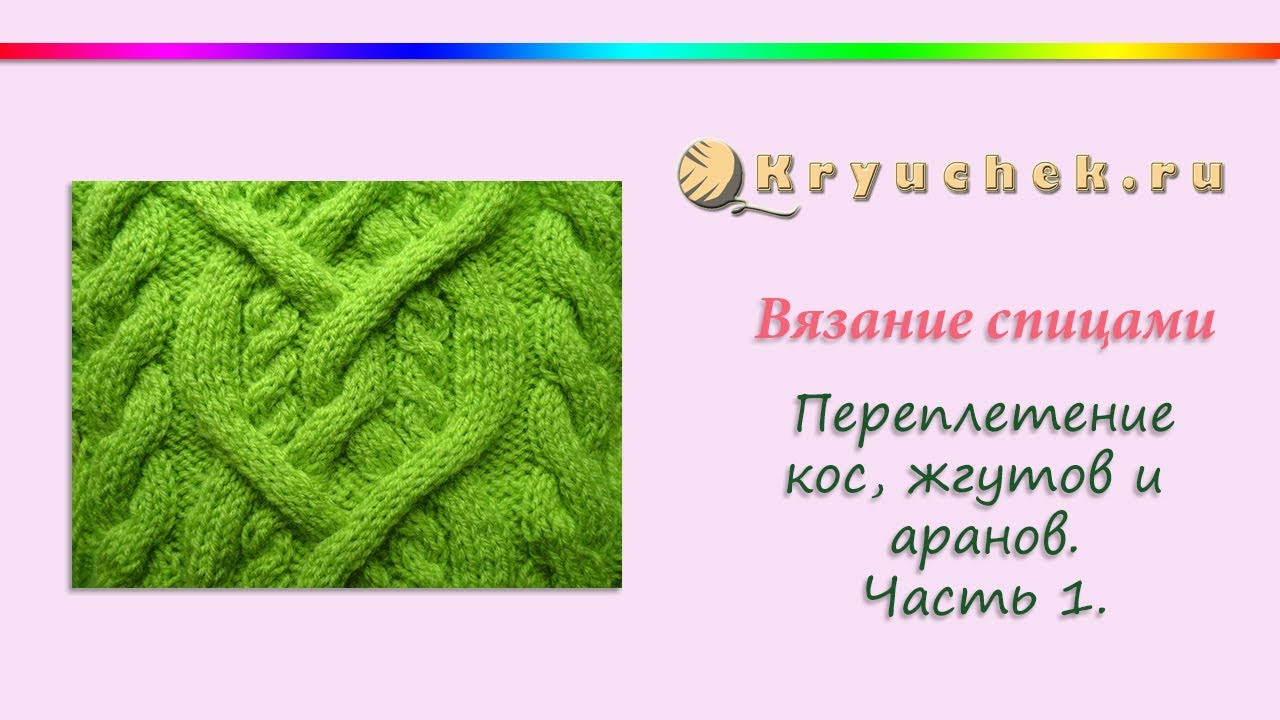 Вязание переплетение косами Вязание переплетение косами