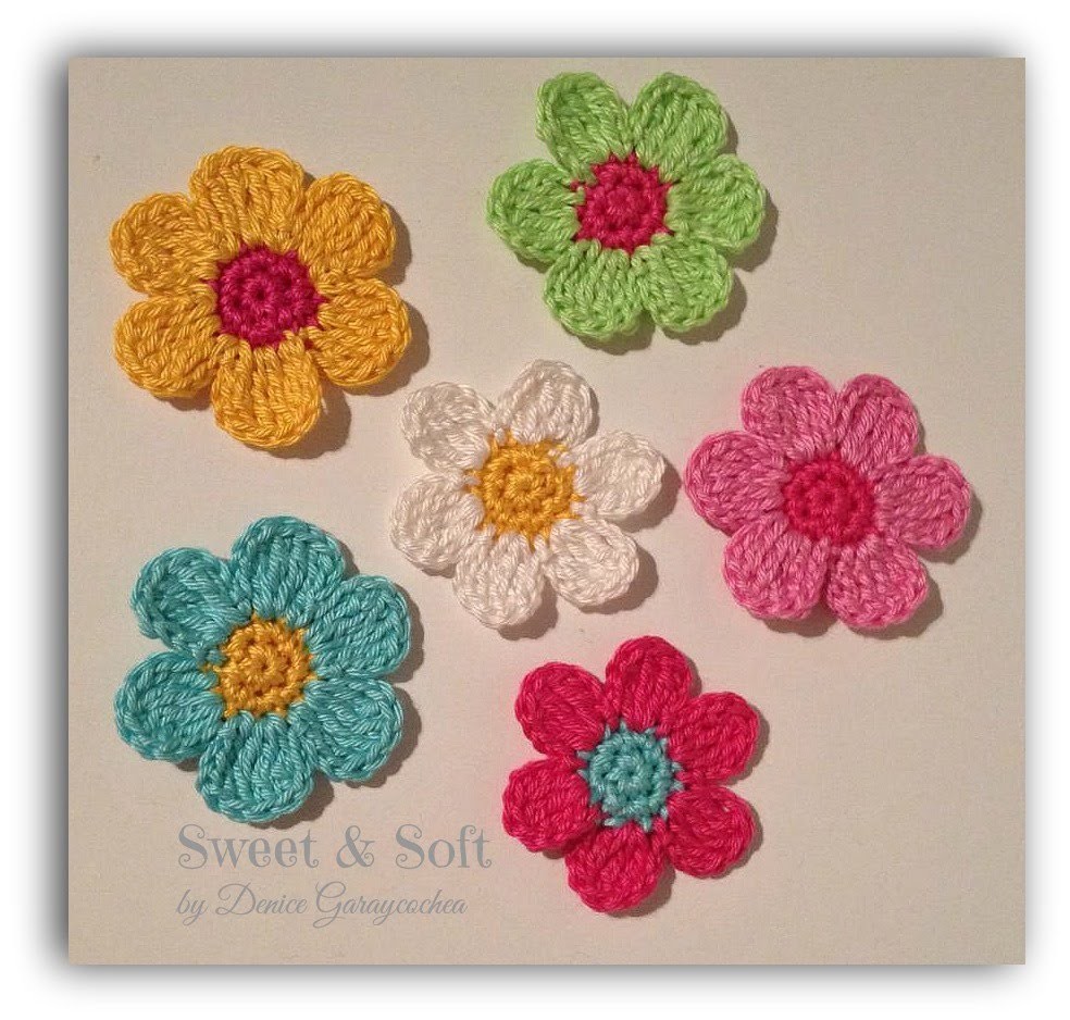 TUTORIAL FLOR A CROCHET II, My Crafts and DIY Projects