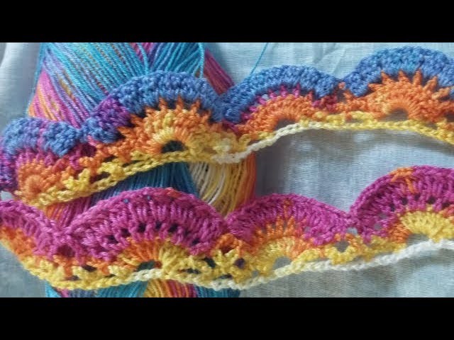 Crochet Border Lace Design Full Tutorial