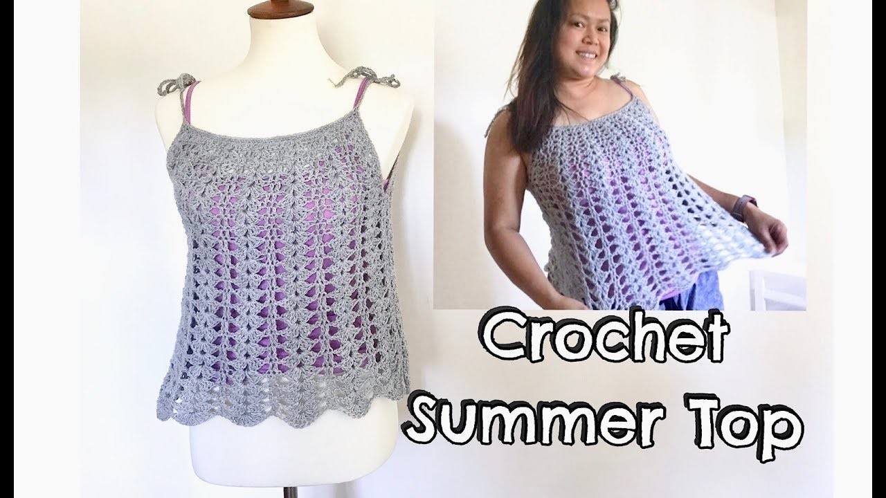 How To Crochet Summer Top Easy Crochet Top Tutorial