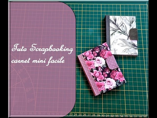 Tuto #scrapbooking carnet mini #facile