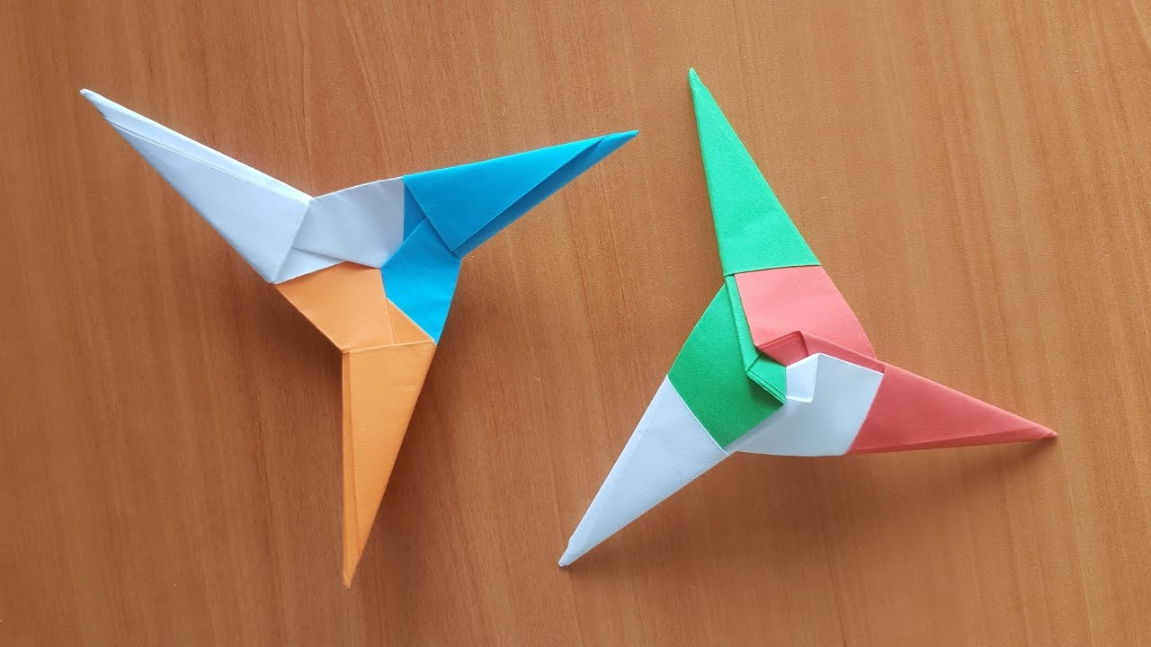 How To Make Paper Shuriken Origami Shuriken