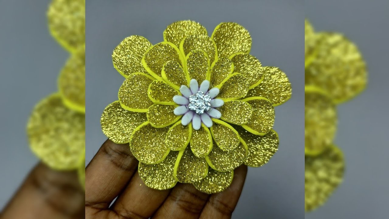 Easy Glitter Foam Sheet Flower Foam Craft Ideas