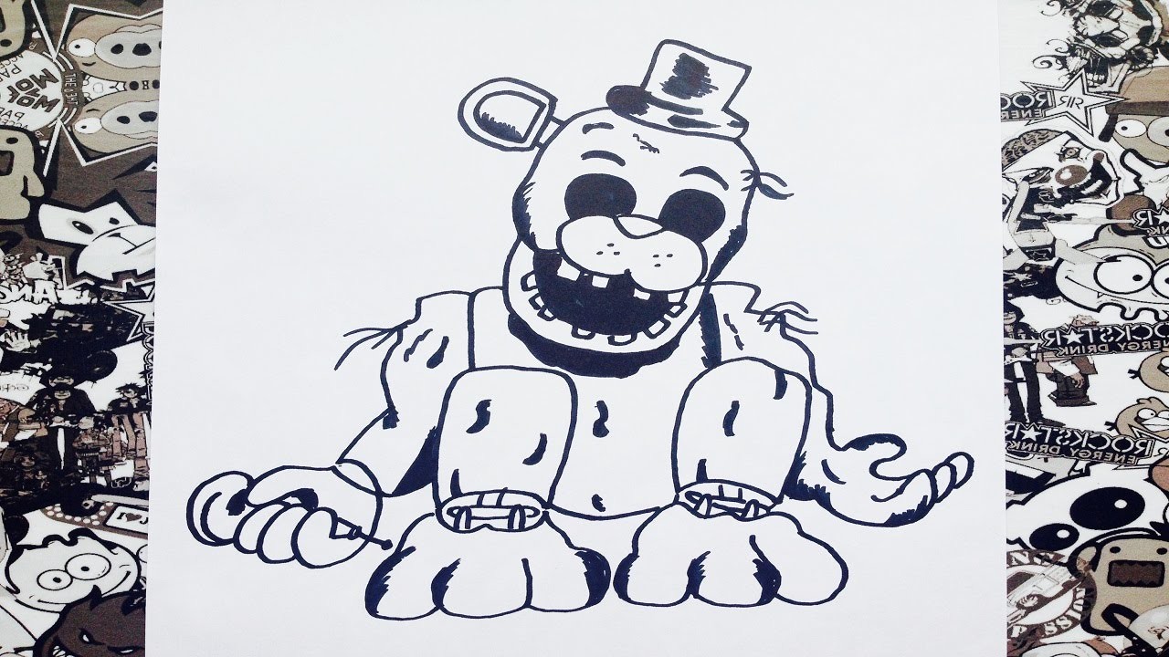 Dibujo De Golden Freddy De Five Nights At Freddys Para Colorear Porn