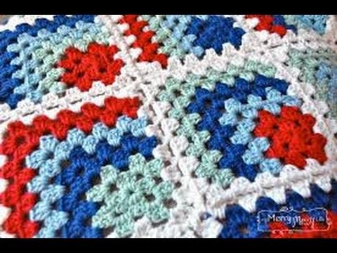 Crochet Tutorial - How to crochet & joint Mitered Granny ...