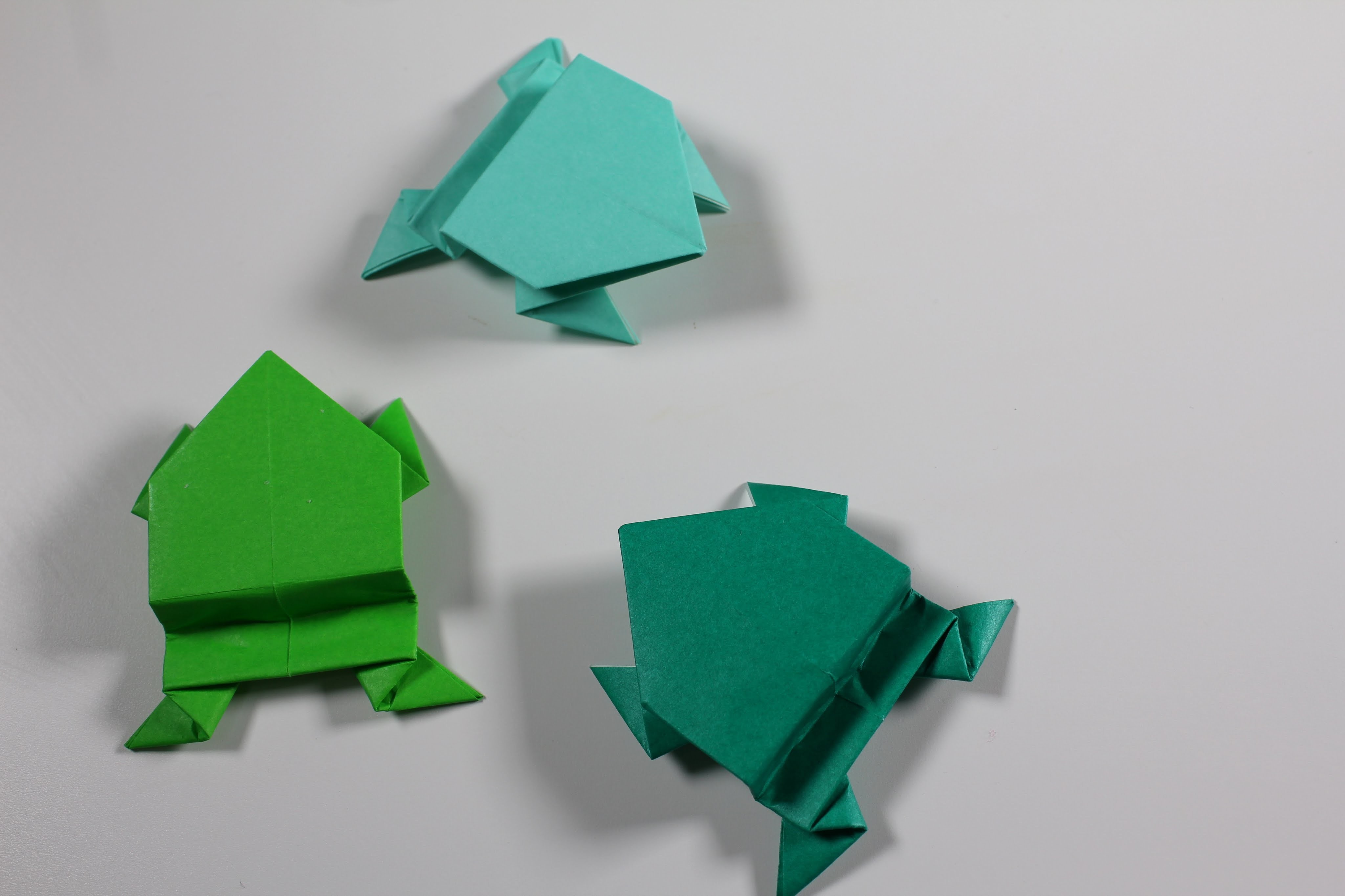 3d жаба оригами
