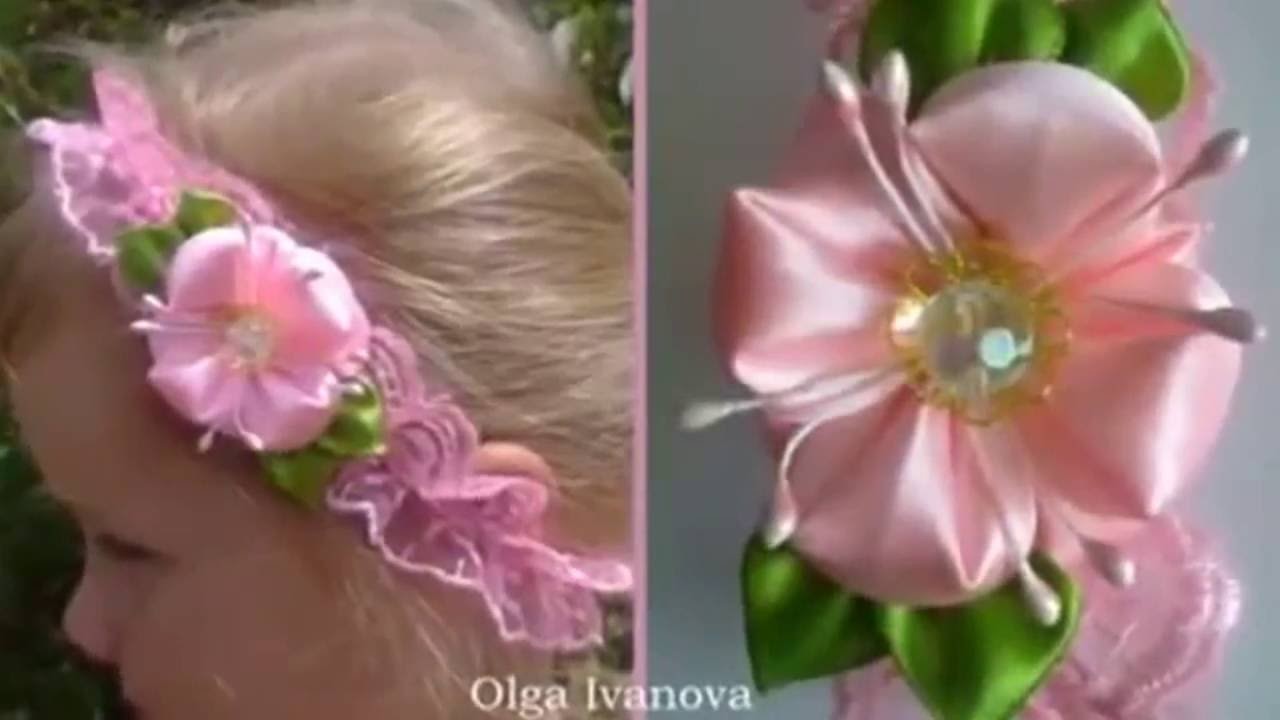 Цветы канзаши мастер класс с Цветы канзаши мастер класс с