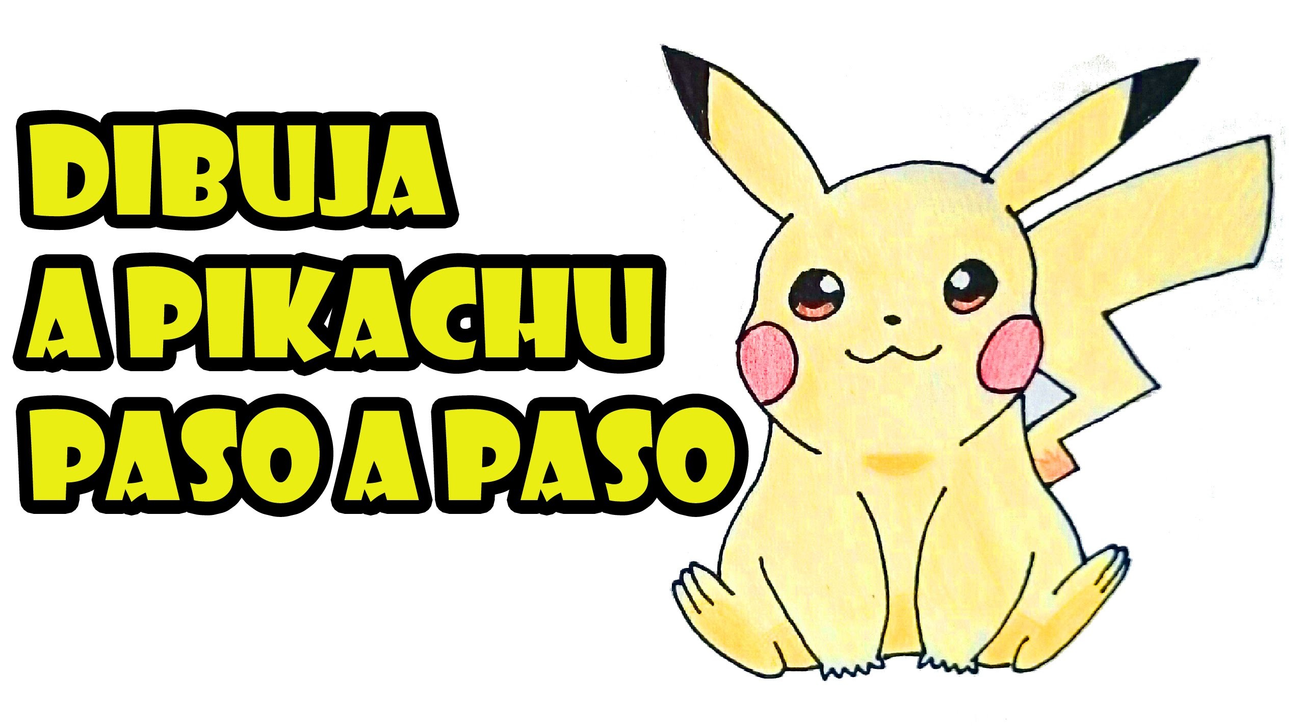 Como Dibujar A Pikachu Facil Paso A Paso How To Draw Pikachu Easy Step By Step