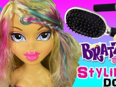 Bratz Styling Head Doll Cloe! Style Hair with Color Cream & Glitter! Shopkins Surprise Foil Tags