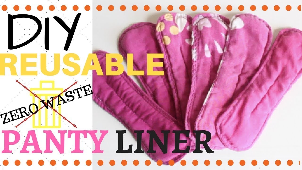 DIY Reusable Panty Liner Sewing Tutorial Zero Waste Eco Friendly