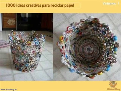 1000 manualidades creativas reciclando papel