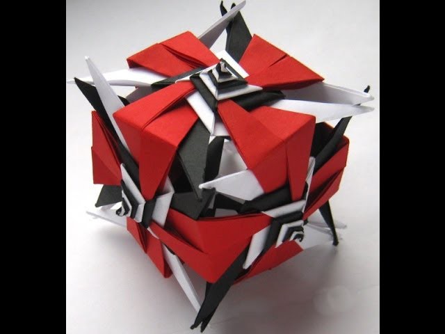 #35 Kusudama spiral by Ирина Krivyakina - Yakomoga Origami tutorial