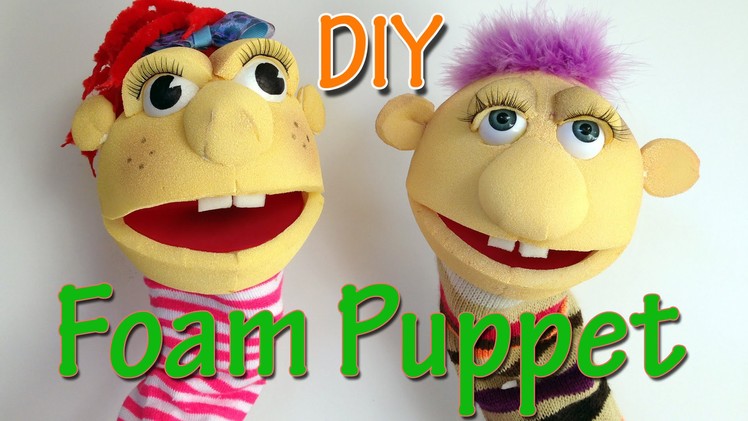 Ana DIY Crafts - How to make a Foam Puppet