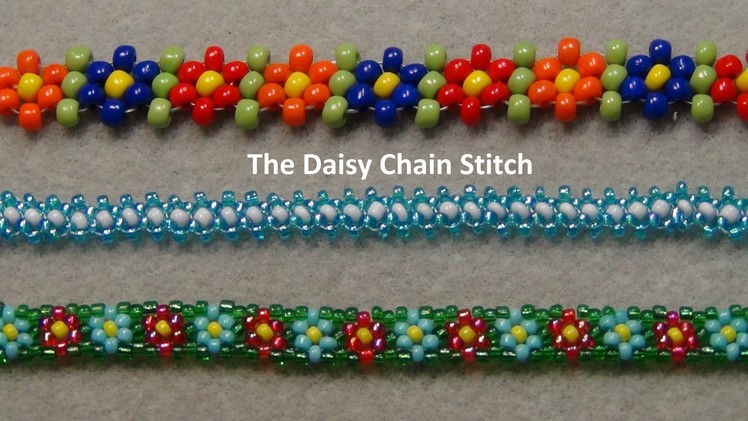 Beaded Daisy Chain Stitch Tutorial