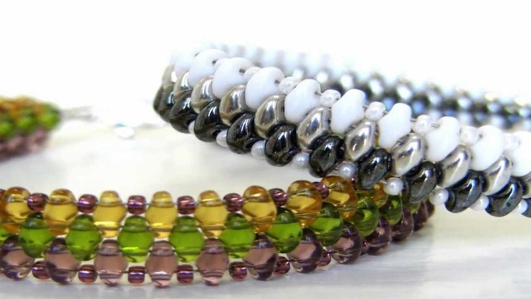 Beading DIY - Handmade Bracelet using Superduo Beads