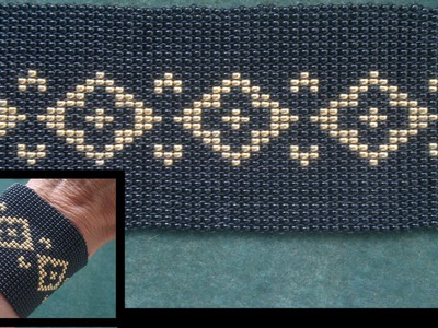 Beading4perfectionists: Stich 4: Basic ladder. square stich (looming without loom) beading tutorial