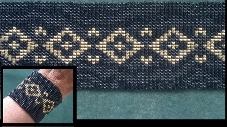 Beading4perfectionists: Stich 4: Basic ladder. square stich (looming without loom) beading tutorial