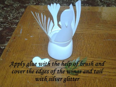 Best out of waste Plastic Bottle Bird - Dove