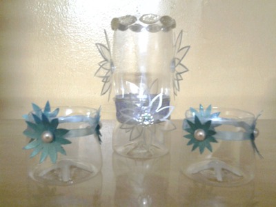 Best Out Of Waste Plastic Bottles converted to glasses