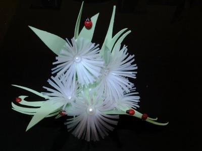 Best Out Of Waste Plastic Can transformed to Wonderful flowers showpiece