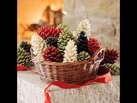 Christmas Pine Cone Decorations, Arts and Crafts, Creative Ideas 2013