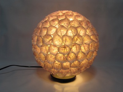 Como hacer una lámpara de diseño. Design lamp.