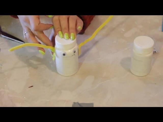 Crafts Made With White Plastic Medicine Bottles : Arts & Crafts