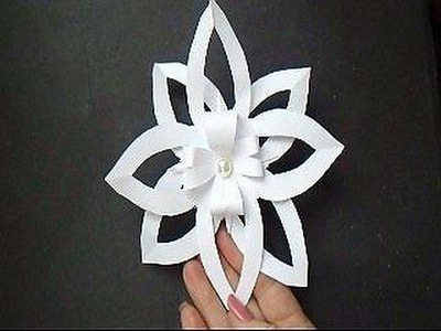 DIMENSIONAL 2 LAYER STAR, Christmas Ornament, Paper Crafts, Super Easy