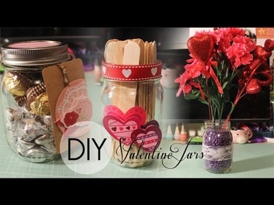 DIY 3 Valentines Day Mason Jars Gifts! (For boyfriend, girlfriend & loved ones!)