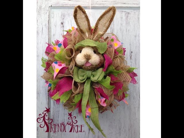 DIY Bunny Wreath by Trendy Tree