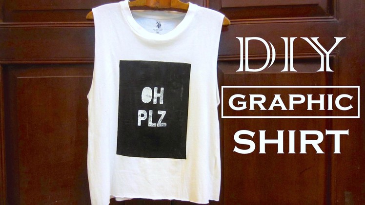 DIY Clothes | DIY Graphic Tee  | Forever 21 Inspired Graphic Tank | DIY Valentine Gift Ideas