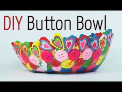 DIY craft : Button Bowl