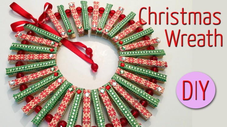 DIY Crafts | Christmas Wreath .Christmas  crafts ideas