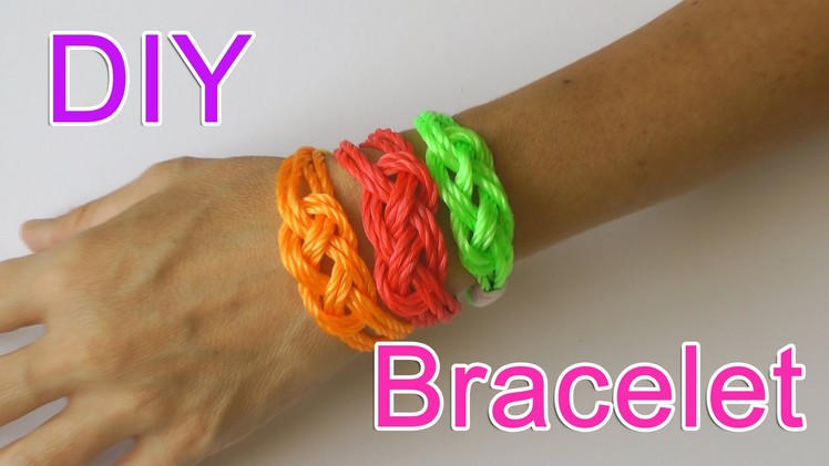 DIY crafts : Cotton or Rope Bracelet