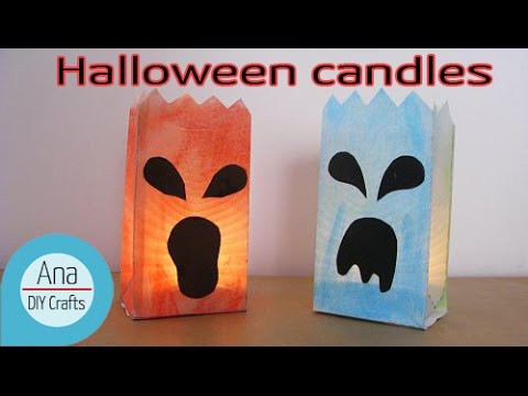 DIY Crafts : Halloween candles