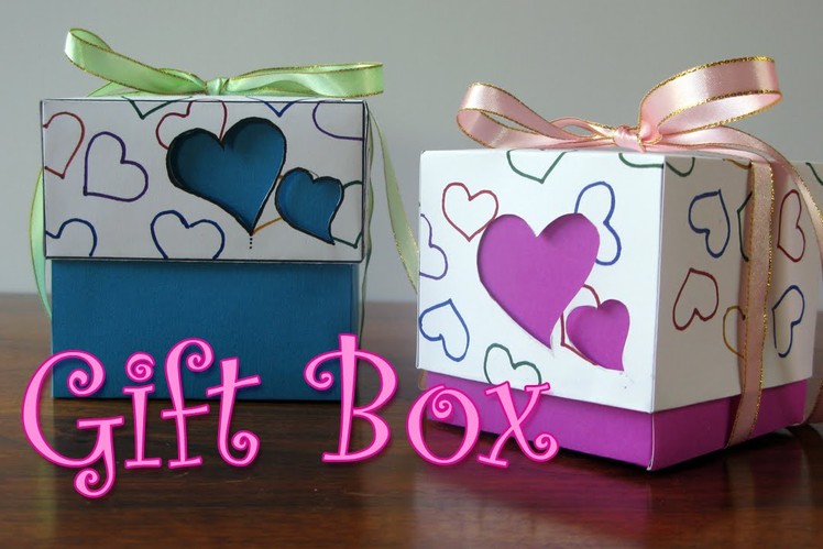 DIY crafts : Hearts Gift Box - Valentine's Day Box