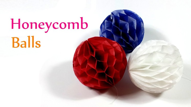 DIY crafts: HONEYCOMB Balls - Innova Crafts