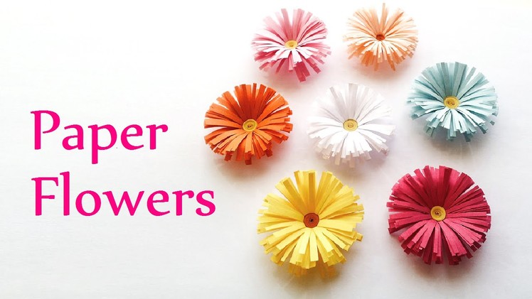 DIY crafts: PAPER FLOWERS (daisies) - Innova Crafts