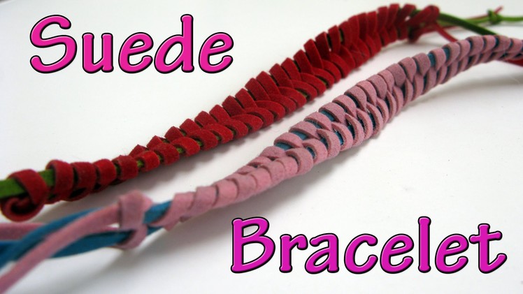 DIY crafts : Suede Bracelet