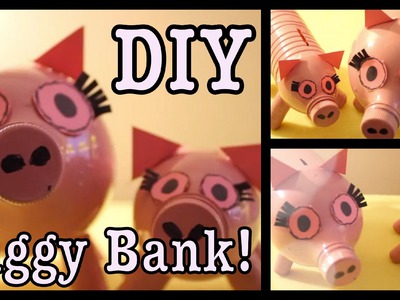 DIY: Cute & Girly PIGGY Banks!