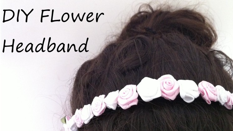 DIY Flower Headband Tutorial