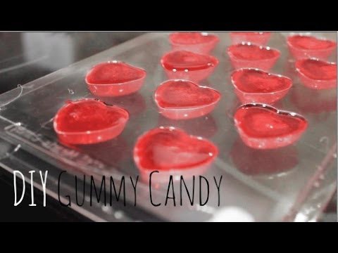 DIY Gummy Candy Hearts For Valentine's Day ♡