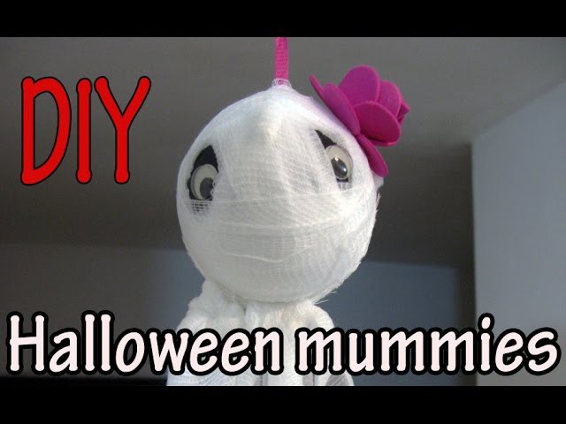 DIY Halloween crafts - Halloween mummies