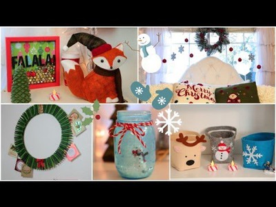 DIY Holiday room Decorations + Easy ways to decorate.organize!