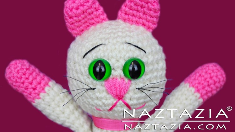 DIY Learn How to Crochet Kitty Kitten Cat Toy Amigurumi Stuffed Animal Pet