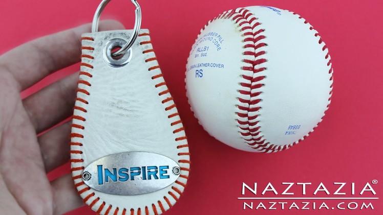 DIY Learn How to Make a Baseball Key Chain from a Base Ball Keychain Craft Tutorial