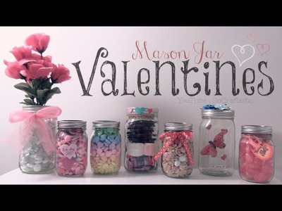 DIY Mason Jar Valentines. Easy Gifts & Room Decor How To