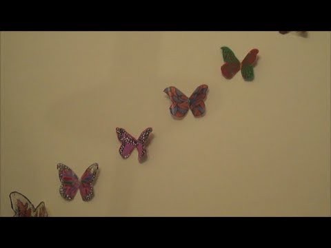 DIY : Milk jug Butterflies