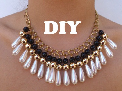DIY Necklace Collar muy de moda
