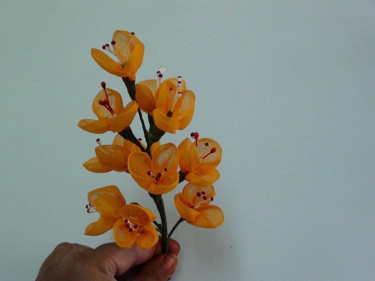 Diy Organdy Flower Bouquet